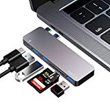 Port Gigabit Ethernet,Port de Chargement de Type C Lecteur de Carte SD//Micro SD ENKLEN Hub USB C pour MacBook Pro//Air 2017//2016//2018 Adaptateur de Type C avec Thunderbolt 3 HDMI 4K 2 USB 3.1