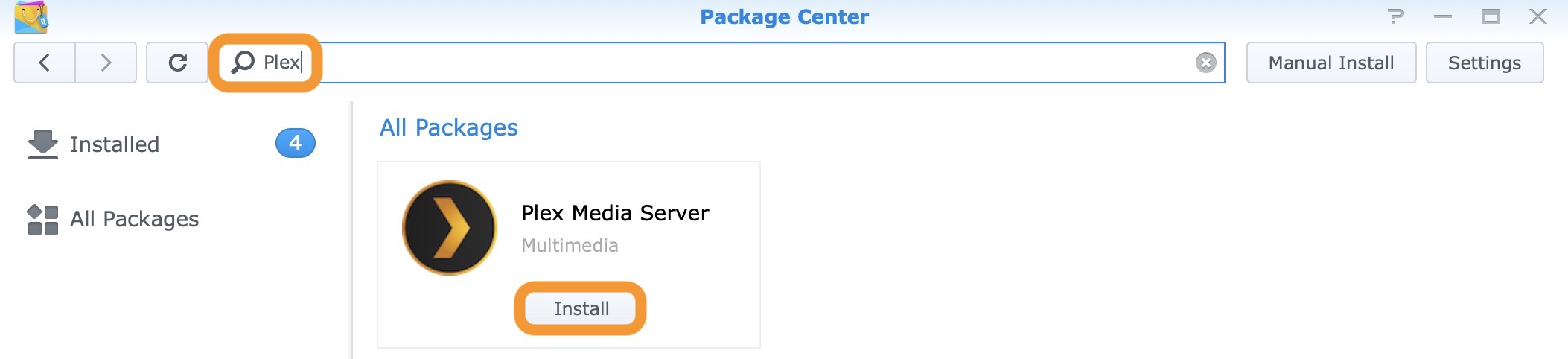 Comment installer la procédure pas à pas du serveur Synology NAS Plex Media Server 1