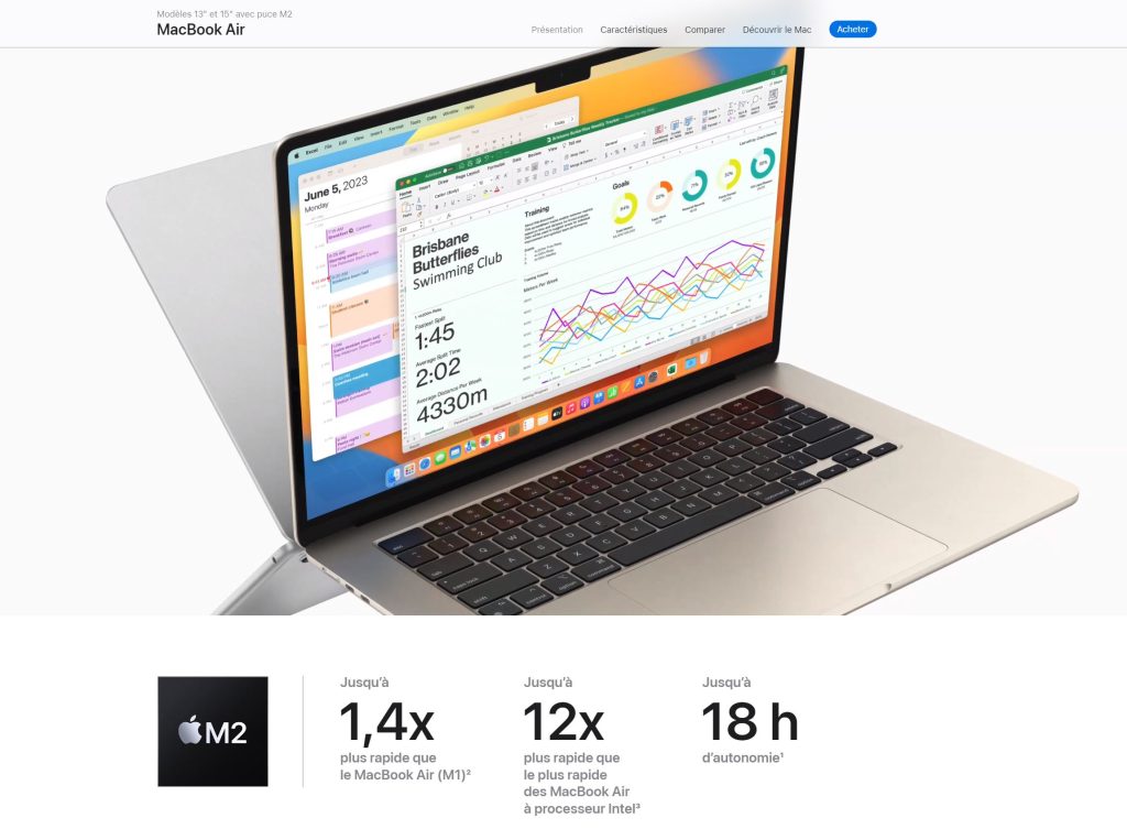 réduction surprenante pour le MacBook Air 15 pouces