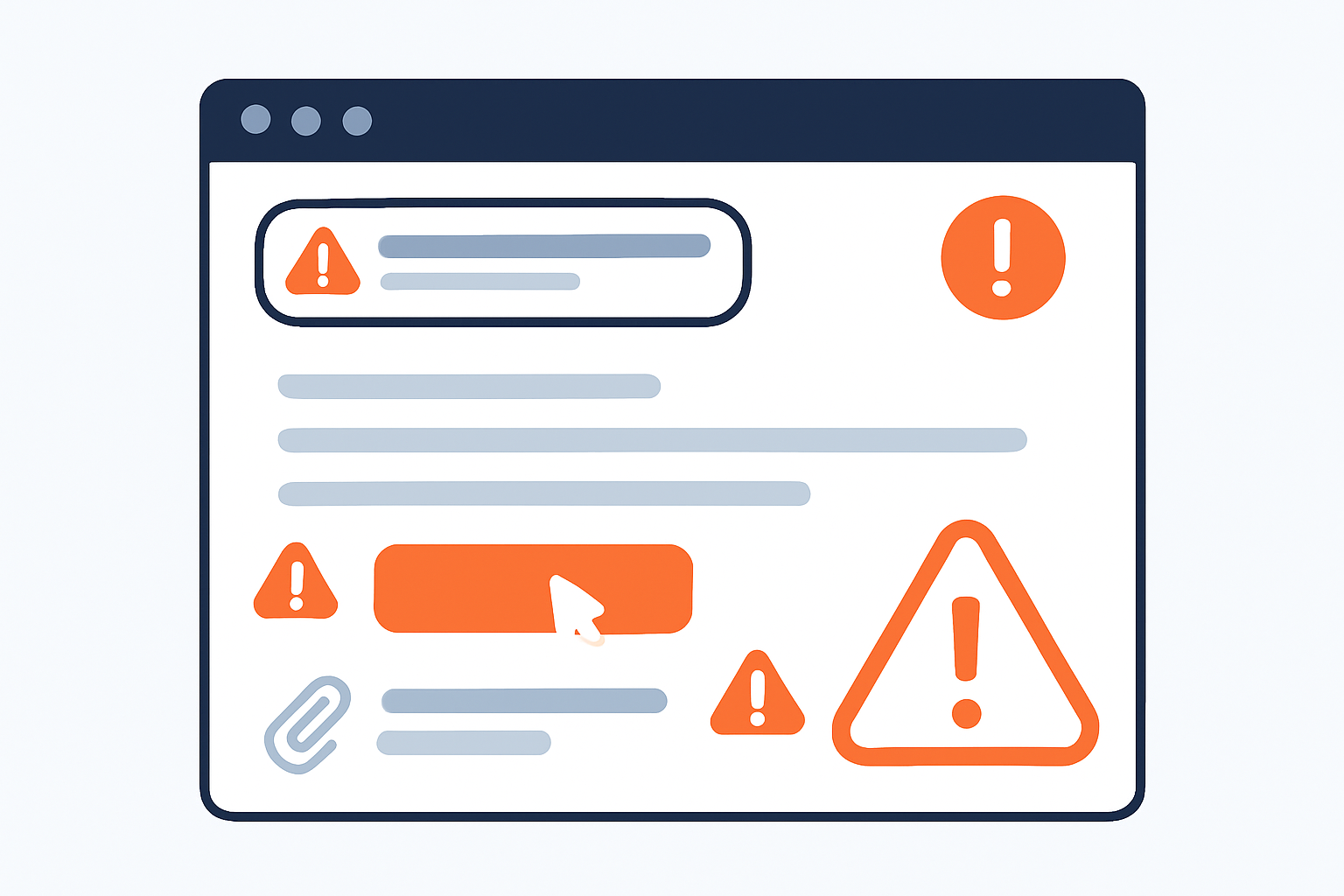 Schema d'un mail de phishing avec ses elements suspects annotes : expediteur douteux, urgence, lien piege, piece jointe, faute d'orthographe